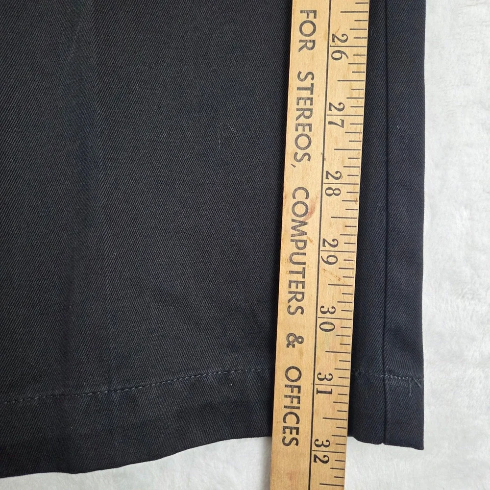 Dockers D2 Straight Fit Chinos Mens 38x32‎ Black Flat Front 100% Cotton Pants